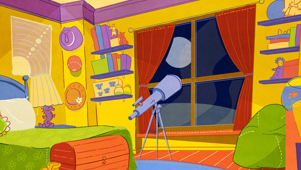Violet's View (background sample)